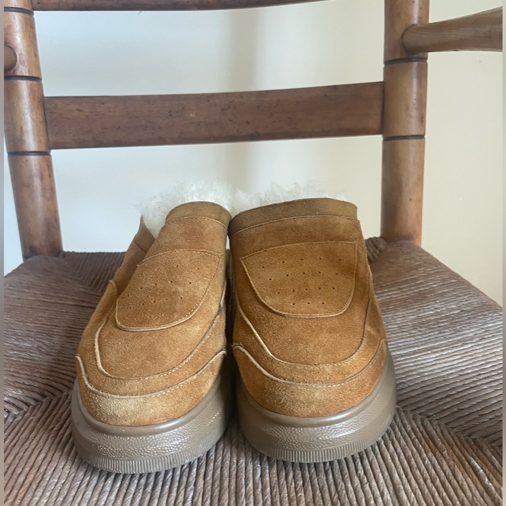 Suzanne Rae shearling clog sneaker - Picture 4 of 10